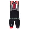Bib Cykelshorts Santini 2023 Paris-Roubaix Hell of the North Rød Sort